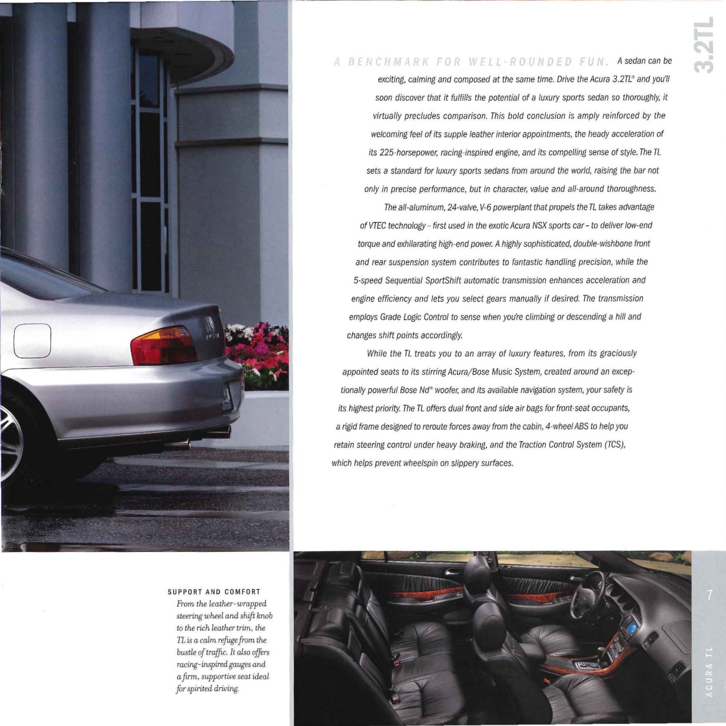 2001 Acura Brochure Page 3